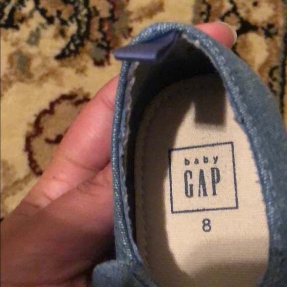 Gap little girls chambray Mary Janes - Picture 4 of 5